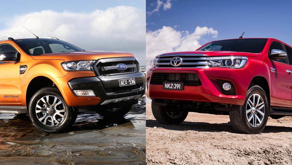 New ford ranger versus toyota hilux #3