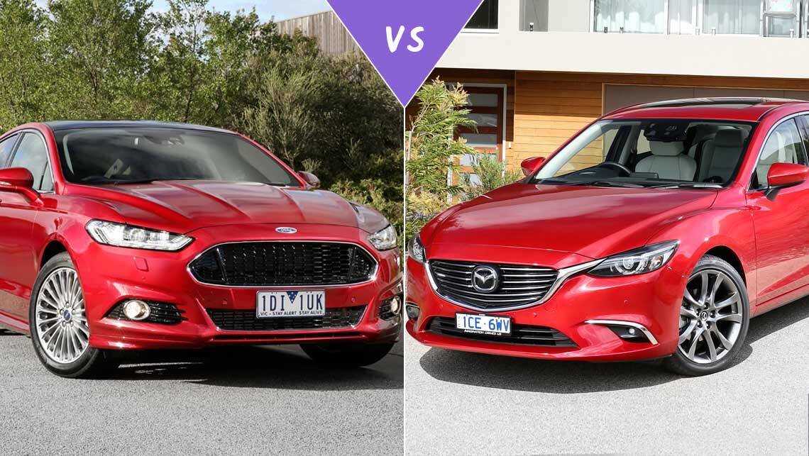Ford Mondeo vs Mazda 6 Review CarsGuide