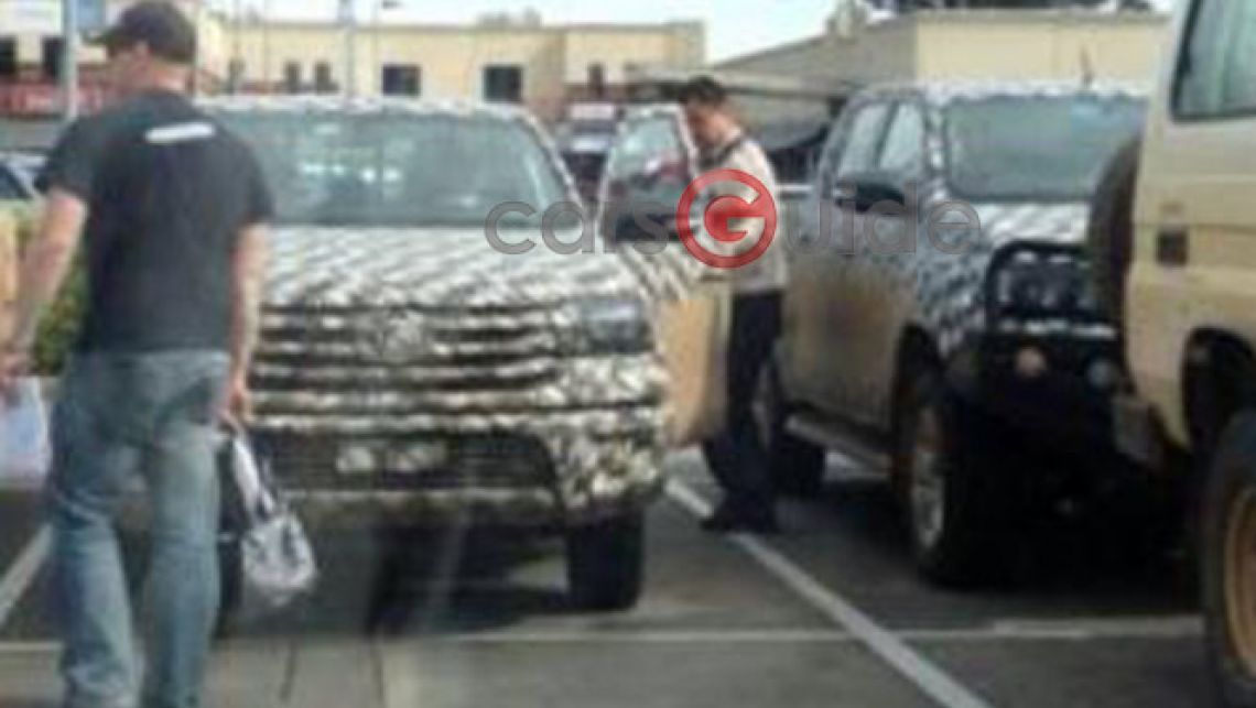 new toyota hilux spy shots #6