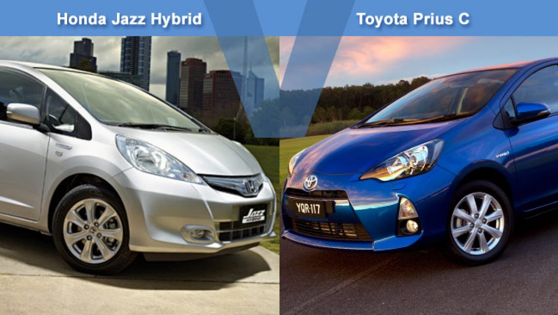 Toyota prius c vs honda jazz hybrid review #6