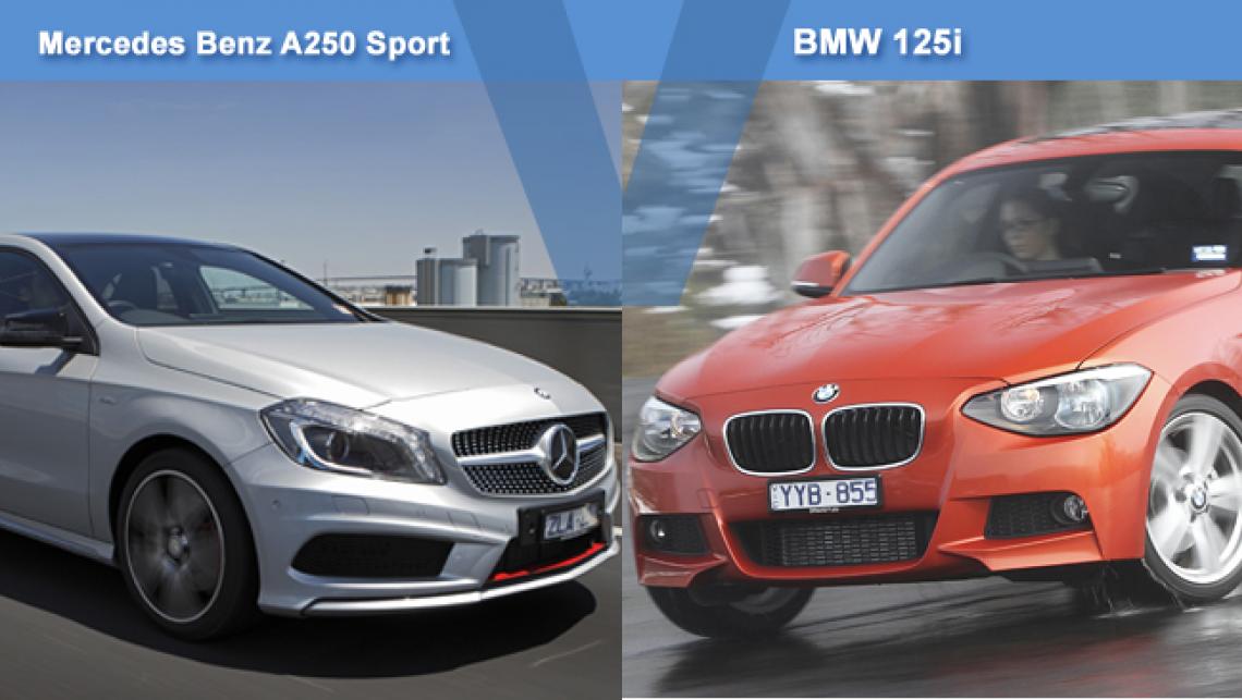 Bmw 125i vs mercedes a250 #6