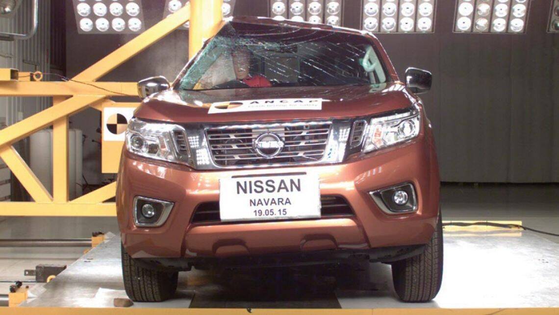 Nissan navara safety test #7