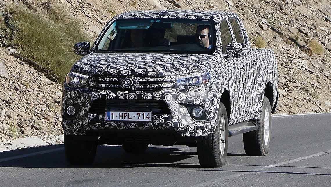 spy pictures of new toyota hilux #6
