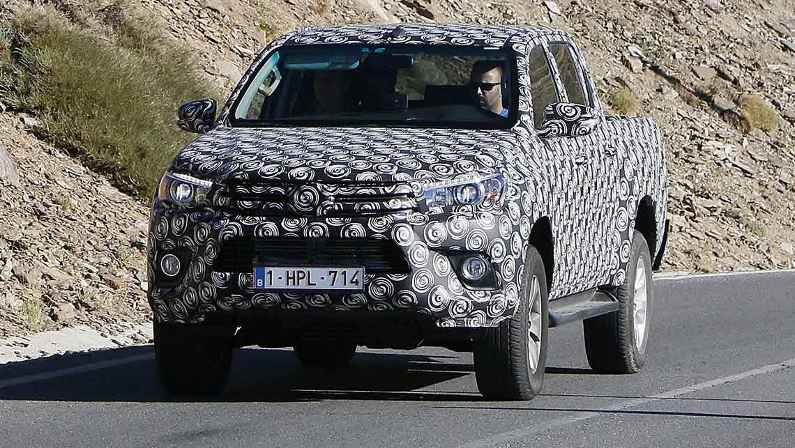 new toyota hilux 2015 spy shots #7