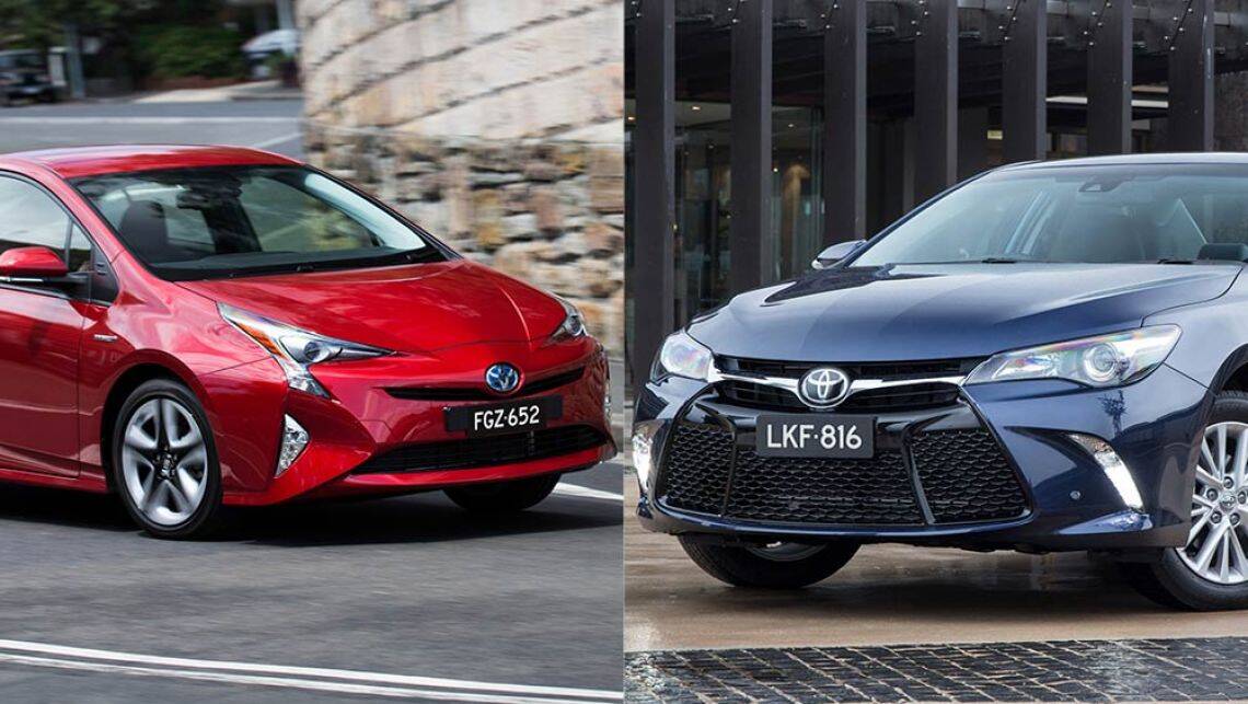 Toyota Prius vs Toyota Camry Hybrid Head To Head Review CarsGuide