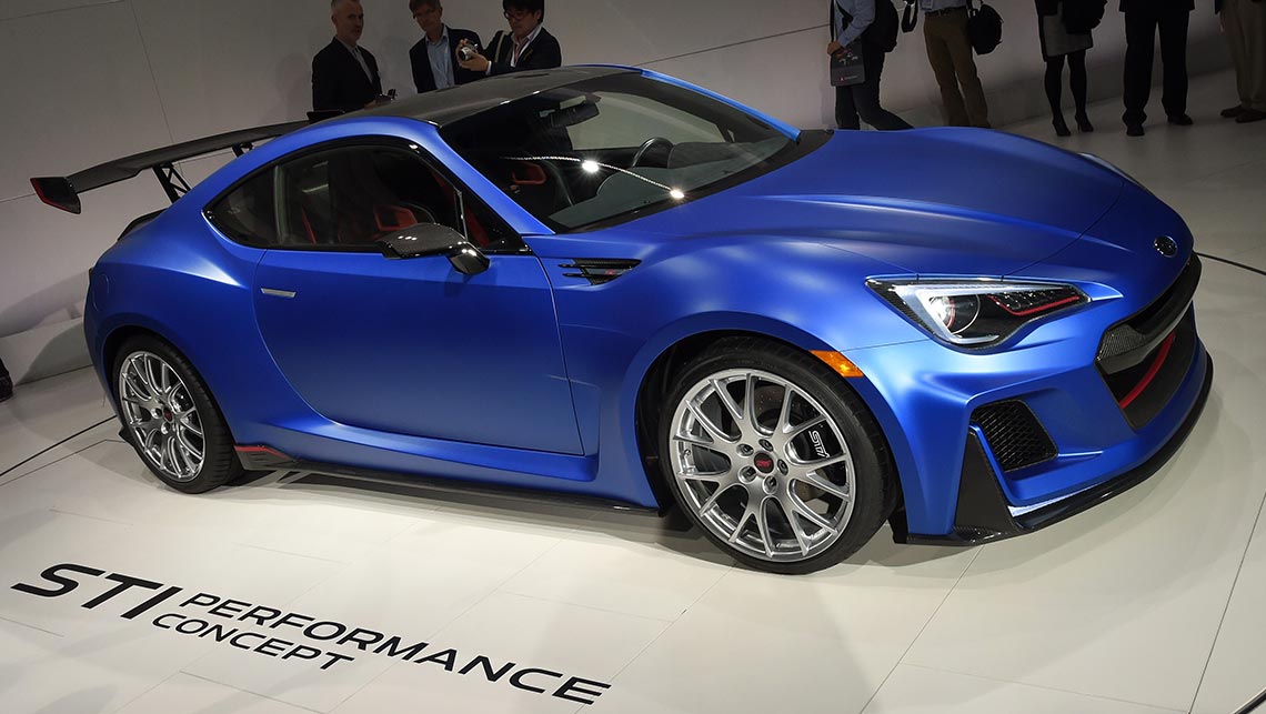 Subaru shows off BRZ turbo concept - Car News | CarsGuide