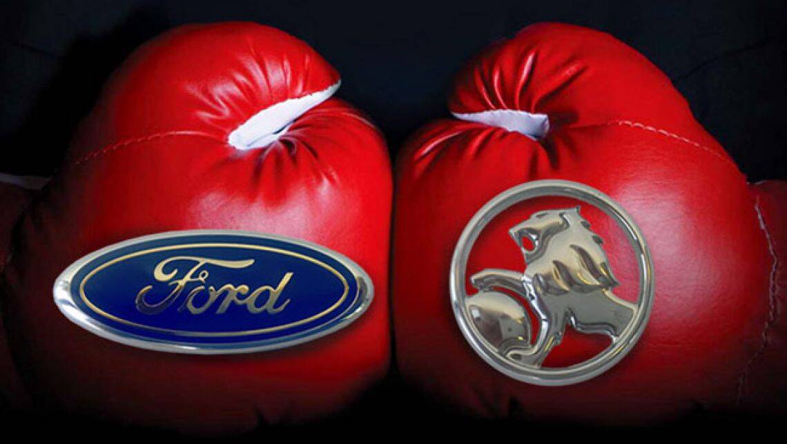 Holden vs ford rivalry #7